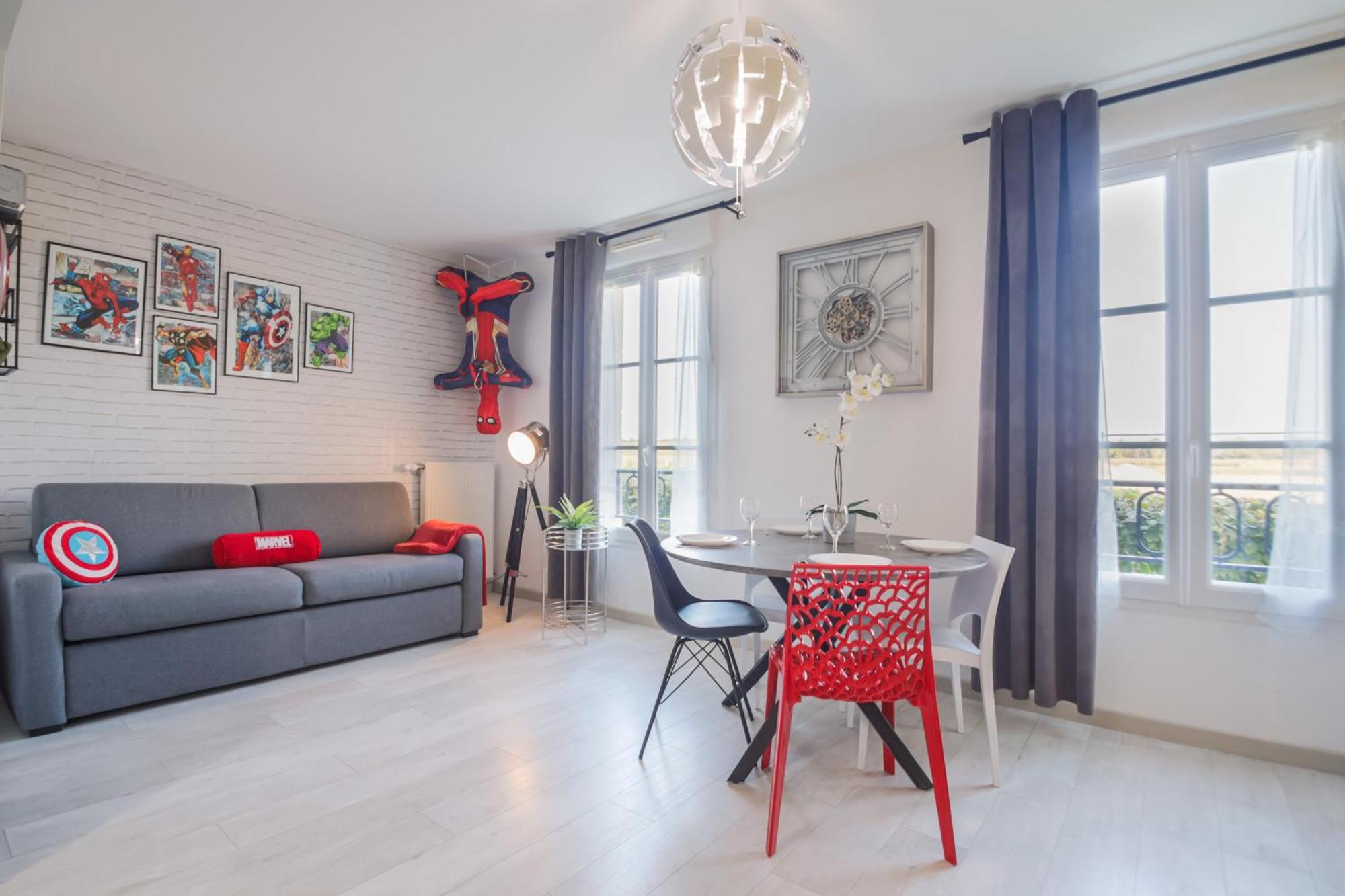 Air-Conditioned Apartment, Walking Distance To Disney - Disney Magical Homes, Paris Serris Luaran gambar