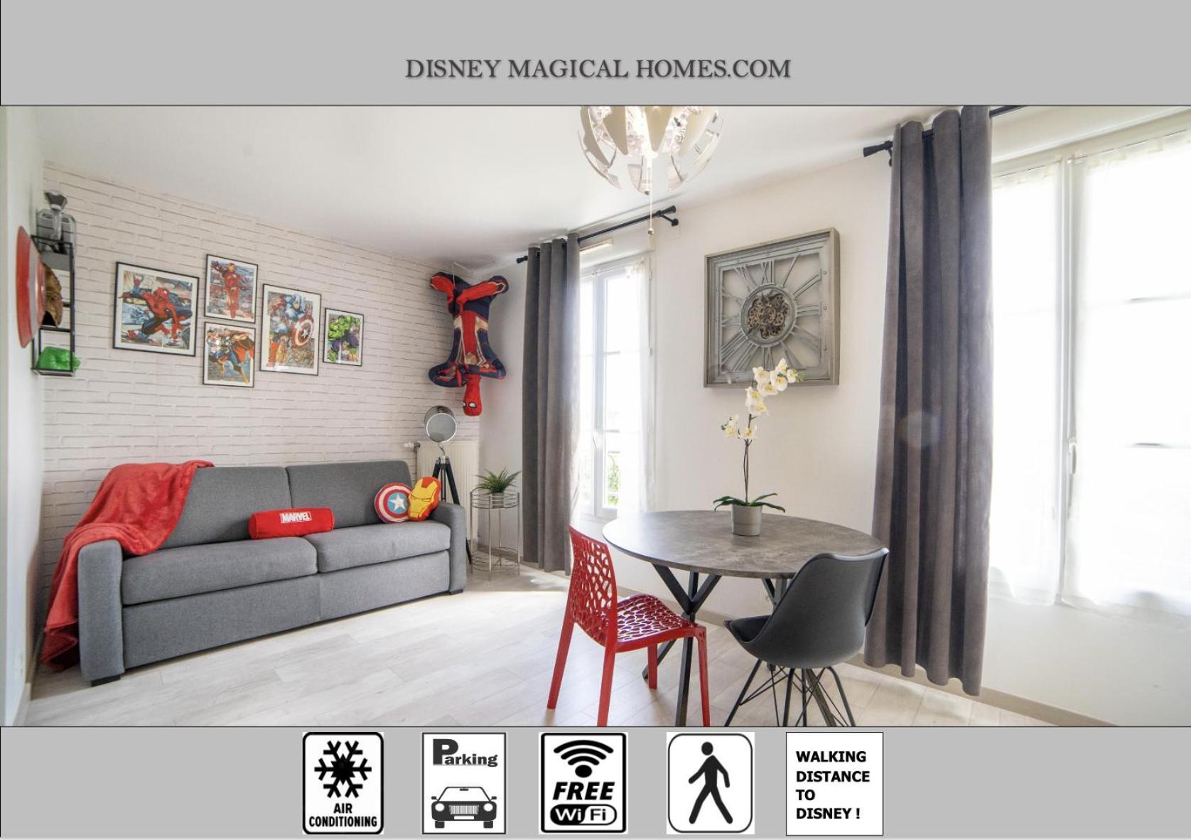 Air-Conditioned Apartment, Walking Distance To Disney - Disney Magical Homes, Paris Serris Luaran gambar